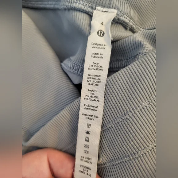 Womens Lululemon Athletica Warm Ash Gray Midrise Jogger - Size 4 - Picture 4 of 4